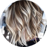 Coloring short hair